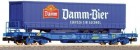25468 Roco Flat cat with trailer "DAMM-BIER"